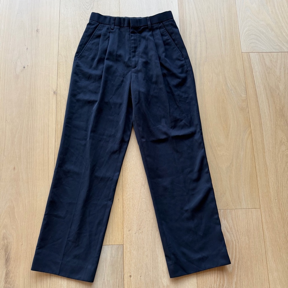 Nordstrom Boy’s 16R Dark Blue Pleated Dress Pants